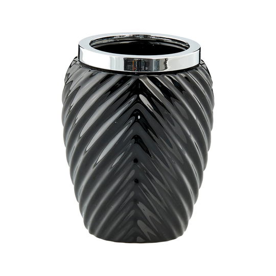Lene Bjerre Milda hammasharjamuki 11 cm Black-Silver