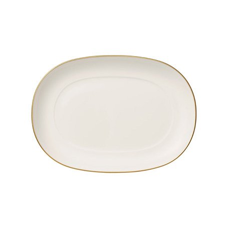Villeroy & Boch Anmut Gold -tarjoiluvati, 20 cm Valkoinen