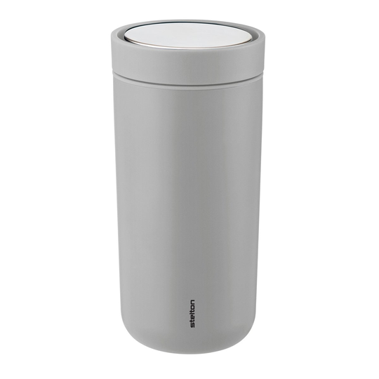Stelton To Go Click muki 0,4 l Mat light grey