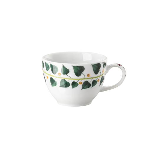 Rosenthal Magic Garden Foliage -espressokuppi 8 cl Valkoinen-vihreä