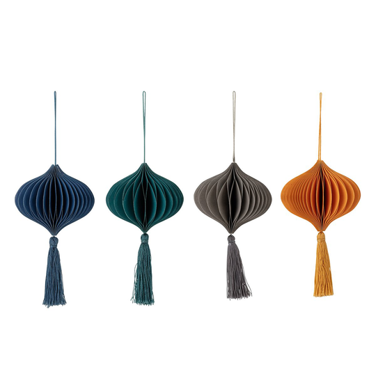 Bloomingville Milay joulukoriste 17 cm 4 osaa Multi