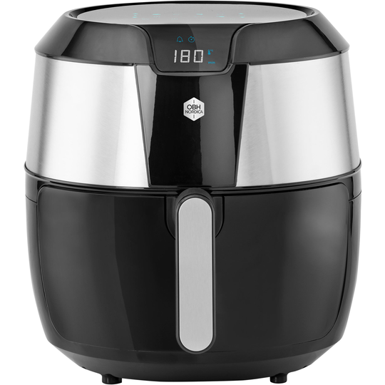 OBH Nordica Easy Fry XXL -airfryer, 5,6 litraa, musta