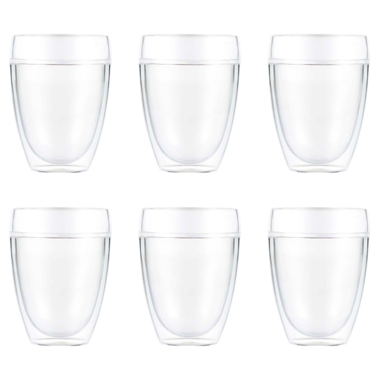 Bodum Pavina Outdoor kaksiseinäinen muovista valmistettu lasi, 6-pakkaus 35 cl