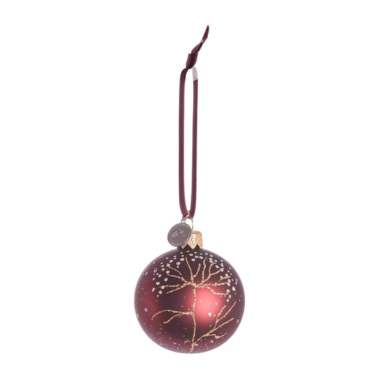 Lene Bjerre Cadelia joulupallo oksa Ø6 cm pomegranate-light gold