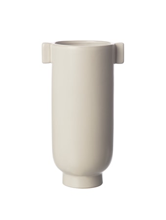 Maljakko korvallinen Valkoinen Hiekka 21 cm