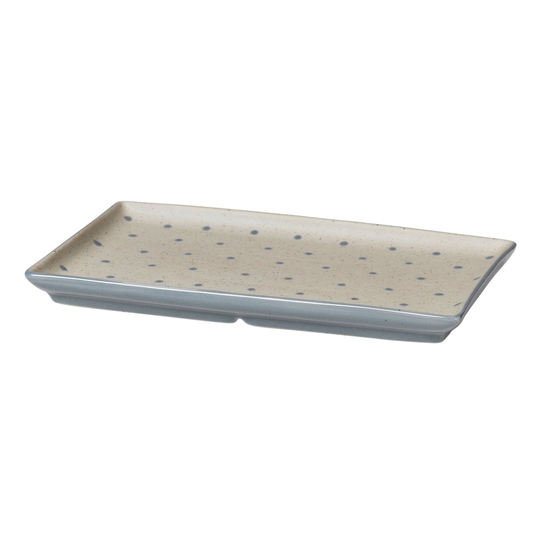 Broste Copenhagen Eli lautanen 17,6x20 cm Soft blue dots