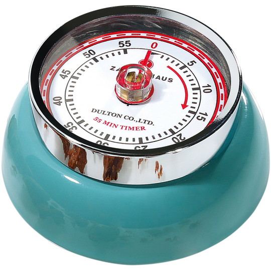 Zassenhaus Speed Timer -munakello, petroolinsininen
