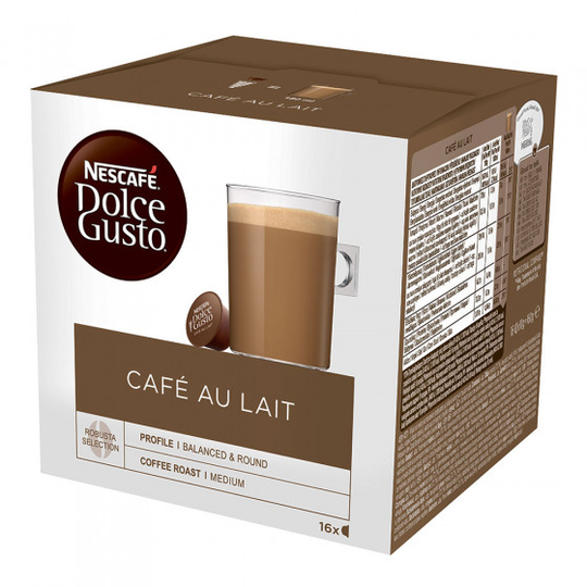 Kahvikapselit NESCAFÉ® Dolce Gusto® "Café Au lait", 16 kpl.