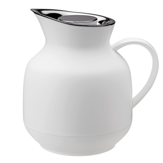 Stelton Amphora termoskannu 1 litra, teelle, soft white