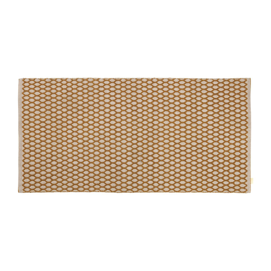 Broste Copenhagen Boris matto 70x140 cm Go yellow