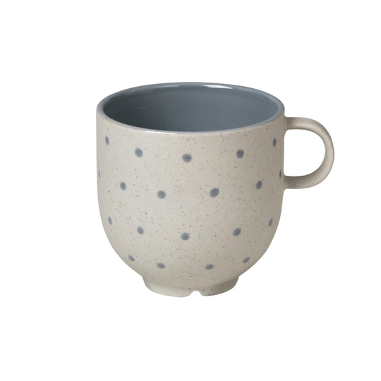 Broste Copenhagen Eli muki kahvalla 20 cl Soft blue dots