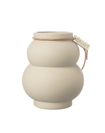 Maljakko Kurvikas Beige 14 cm