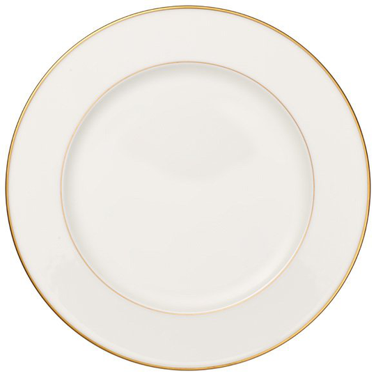Villeroy & Boch Anmut Gold -tarjoiluvati, Ø 33,5 cm Valkoinen