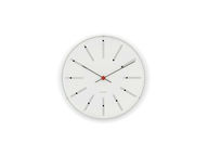 Arne Jacobsen Bankers seinäkello 16 cm, valkoinen