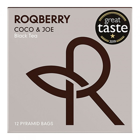 Musta tee Roqberry "Coco & Joe", 12 kpl.