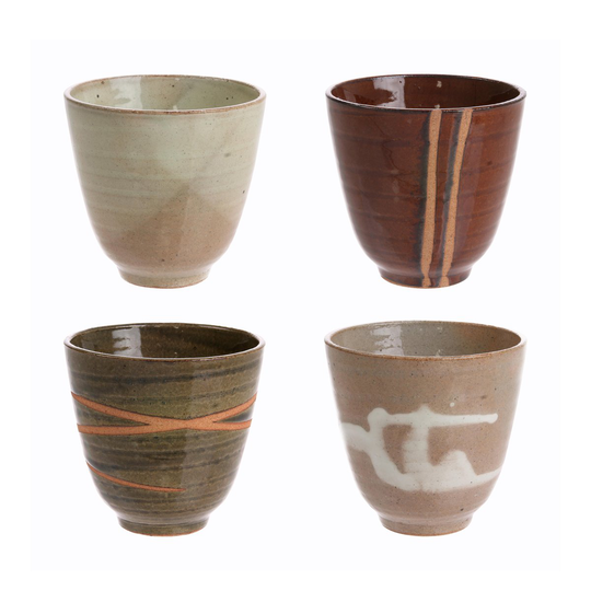 HKliving Kyoto yunomi muki, 4-pakkaus 4-pakkaus