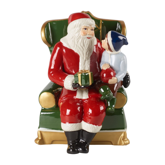 Villeroy & Boch Christmas Toys joulupukki nojatuolissa Punainen