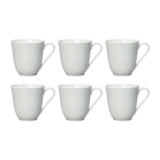 Rörstrand Swedish Grace muki pieni 6-pakkaus Sumu (harmaaa)
