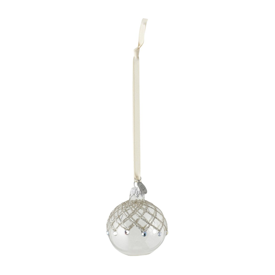 Lene Bjerre Cadelia joulukoriste Ø6 cm clear-hopea
