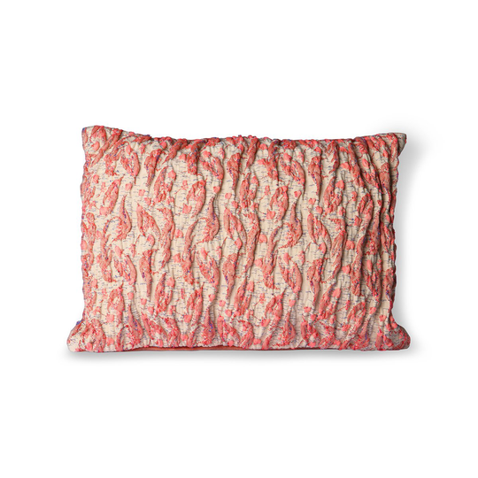 HKliving Floral tyyny 30x40 cm Punainen-vaaleanpunainen
