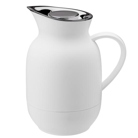 Stelton Amphora termoskannu 1 litra, kahville, soft white