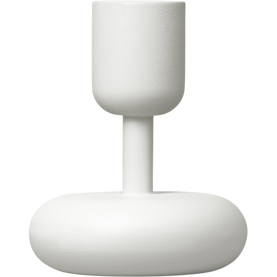 Iittala Nappula-kynttilänjalka, 10,7 cm, valkoinen