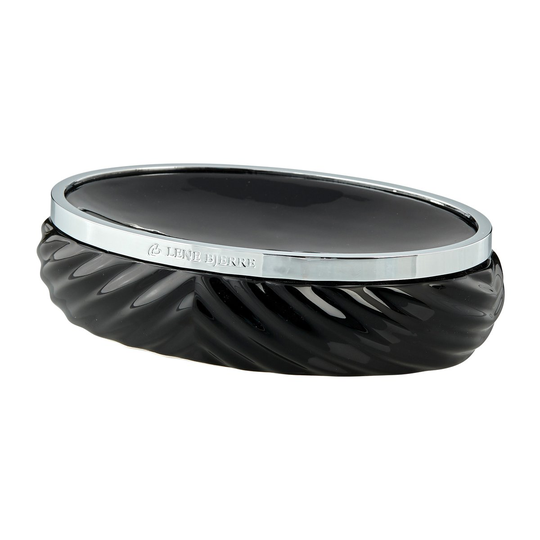 Lene Bjerre Milda saippuakuppi 10,5x14,5 cm Black-Silver