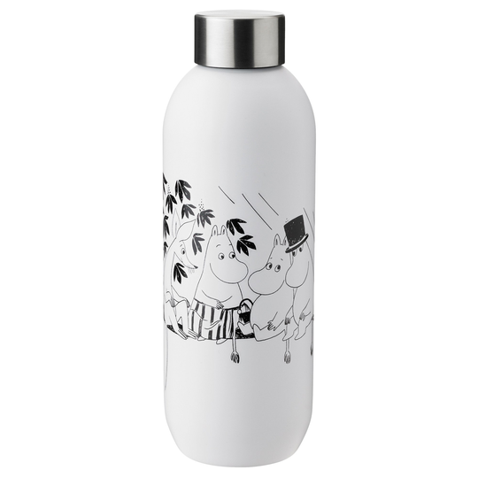 Stelton Keep Cool Muumi juomapullo 0,75 litraa, valkoinen