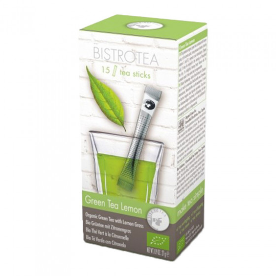 Luomu vihreä tee Bistro Tea "Green Tea Lemon", 15 kpl.