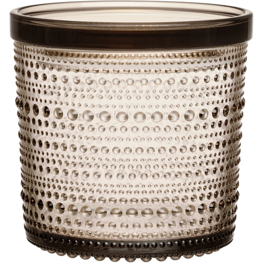 Iittala Kastehelmi-purkki, 11,6 x 11,4 cm, pellava