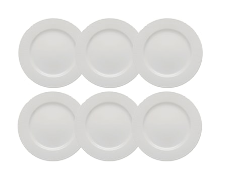 Swedish Grace Laakea lautanen 17 cm Lumi 6-pack