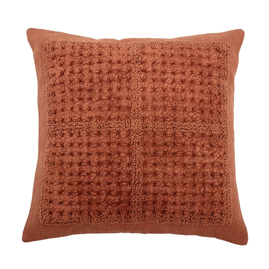 Bloomingville Bloomingville tyyny kudotulla kuviolla 45x45 cm Punainen
