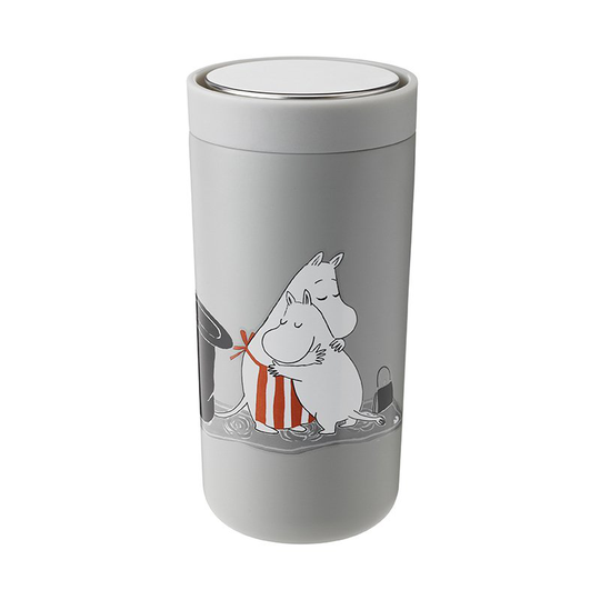 Stelton To Go Click Mumin muki 0,4 l Soft light grey
